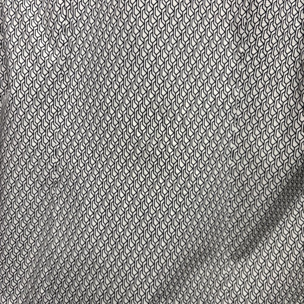 Foxcroft Fitted Geometric Patterned Button-Down B… - image 7